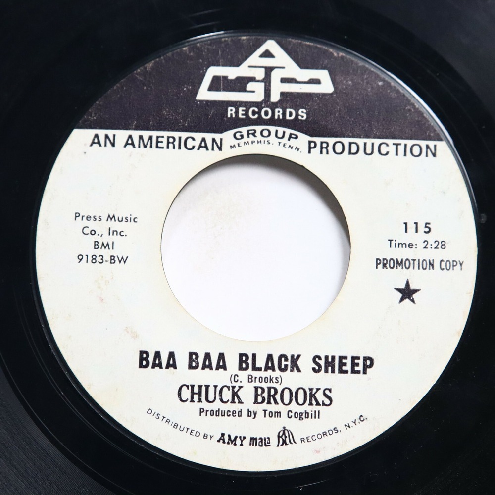 CHUCK BROOKS - BAA BAA‎ BLACK SHEEP/ I'VE GOT TO GET MYSELF TOGETHER - SOUL 45